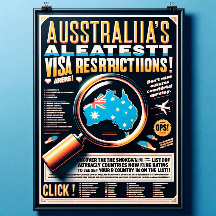Australia Unleashes Visa Bans: Shocking Country Blacklist Revealed